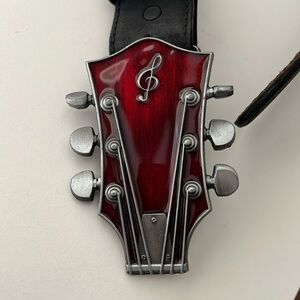 Cody James black leather belt